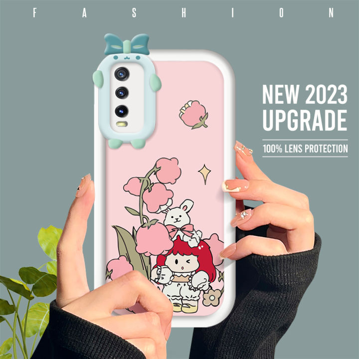 Super%20Girls%20Case%20For%20Vivo%20Y20%203D%20Cute%20Cartoon%20Girl%20Rabbit%20Flower%20Little%20Monster%20Mobile%20Phone%20Casing%20Soft%20Silicone%20Cases%20Soft%20Luxury%20Cover%20Liquid%20Coque%20-%20Image%202