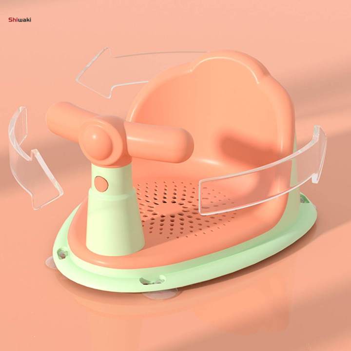 Baby Bath Seat, Baby Bathtub Seat Chair Floor Seat, Non Slip Portable Suction Cups Shower Stool Bath Seat Chair for Kids Newborn over 6 Months