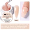 Nails UR SUGAR 15ml Extension Nail Gel Polish Nails Finger Form Clear Nude Pink Nail Art Camouflage Hard Gel Acrylic Nail Manicur. 