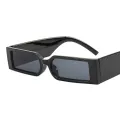 【Top mobile  Store】[BestGO]Rectangle Sunglasses Man Designer Black Shades Sun Small Frame PersonAlibabaty Oculos De Sol.. 
