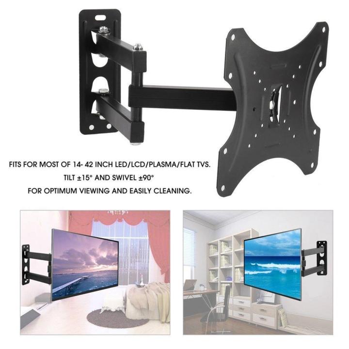 TV%20Bracket%20%20LED%20TV%20Wall%20Mount%20Rotating%20Tv%20Bracket%2014"-%2055"%20Tv%20Bracket%2014"-%2042"%20Tv%20Bracket%20-%20Black%20-%20Image%203