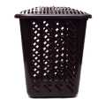 Plastic Laundry Basket lora - Dark Brown. 