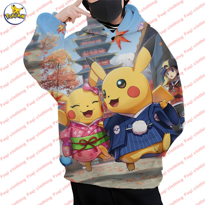 Pocket%20monster%20-%20Picachu%20hoodie%20Baokemeng%20series%20printed%20hoodie%20long-sleeved%20men's%20sweatshirt%20top%20children's%20coat%20-%20Image%204