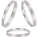 None Fade 2.50 Inches Diameters 2.8 Size Stainless Steel Simple & Trendy Men's Fashion Wrist Bangles For Boys Lovers Jewelry Gift. 
