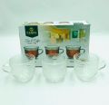 Coffee & Tea Glass Cups 6 Pieces Set. 
