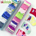 IsALifestyle 7 pairs Infant Baby Sock Gift Set Newborn Baby Girl Boy Socks NB-6m. 