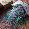1000pcs/Pack Girls Colorful Small Disposable Rubber Bands Gum For Ponytail Hold Scrunchie Hair Bands Fashion Hair Accessories. 