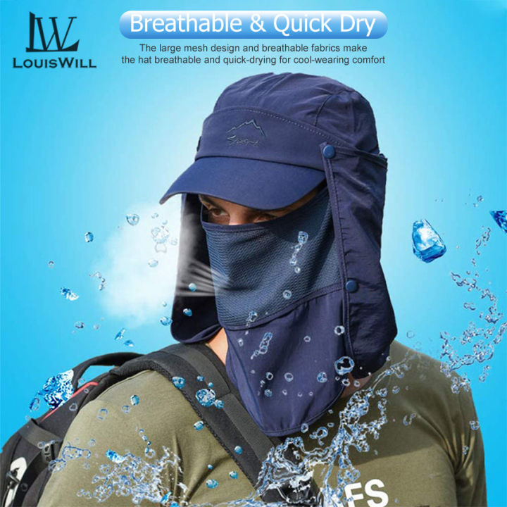LouisWill%20Summer%20Sun%20Hat%20Protection%20Cap%20Hat%20360%C2%B0Outdoor%20Sport%20Camping%20Fishing%20Hat%20Wide%20Brim%20Hats%20Full%20Face%20Shield%20Protective%20Hats%20With%20Removable%20Neck%20Face%20Flap%20Cover%20UPF%2050+%20Cap%20for%20Men%20and%20Women%20-%20Image%204