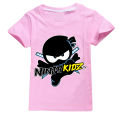 Ninja Kidz kids clothes cotton casual short-sleepked T-shirts children sweatshirt cartoon junior Ager tops Boys Girls clothing. 