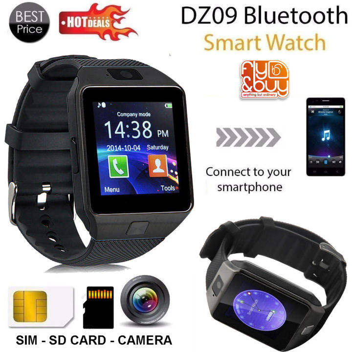 Smart Watch DZ09 Smartwatch For Android Phone Generic BK