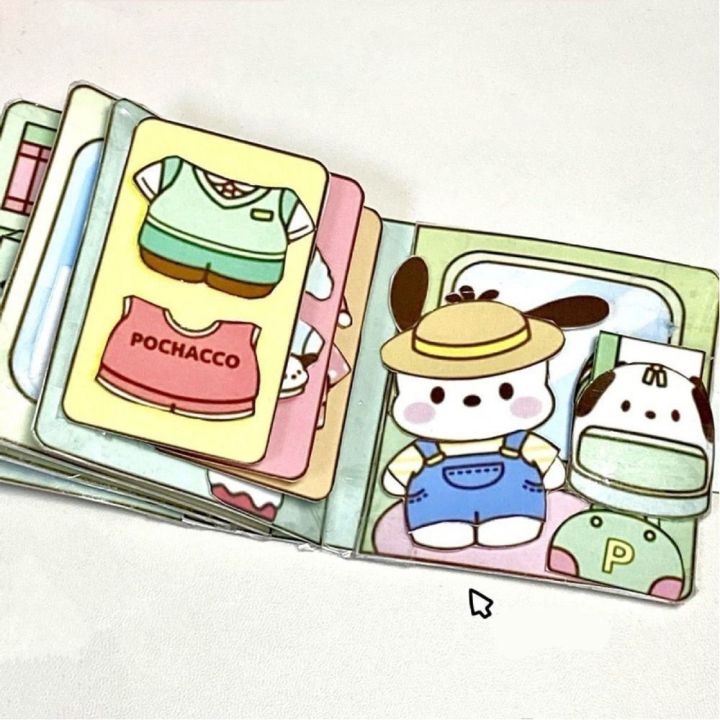 Gift%20DIY%20Quiet%20Book%20Sanrio%20Kuromi%20Sticker%20Book%20Melody%20Hand-made%20Activity%20Busy%20Book%20Kids%20-%20Image%205