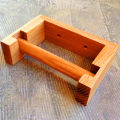 Wooden Paper Roll Holder / Wall Mount Paper Towel Holder / Waterproof Paper Roll Holder / Toilet Paper Roll Holder. 