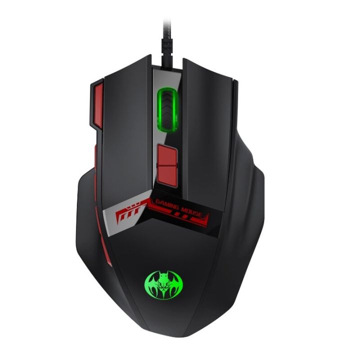 Ready Stock BLOODBAT RGB 3200DPI 10-key Wired Gaming Mouse USB Computer Mouse