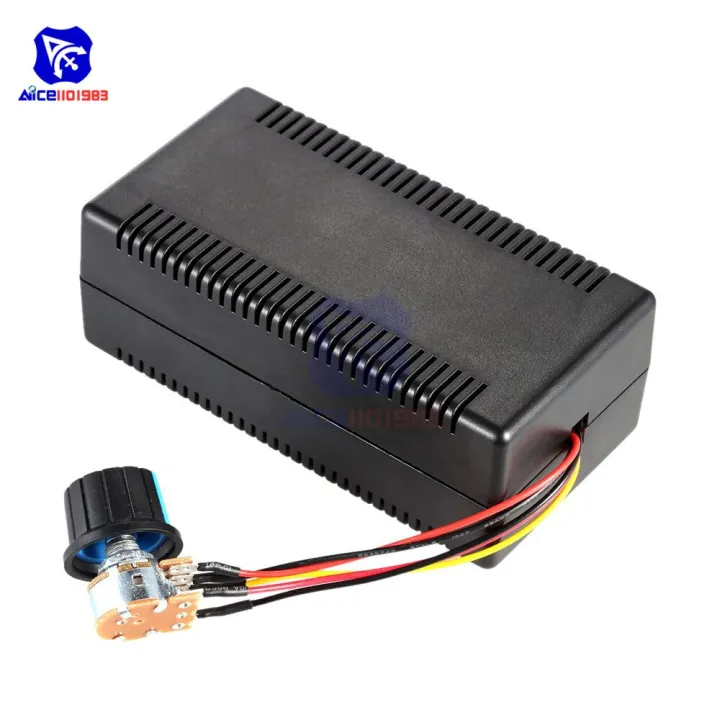 【VA VA VOOM】diymore Adjustable 10 -50V 12V 24V 48V 2000W 40A DC Motor Speed Control PWM HHO Case