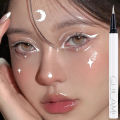 Light Pink High-gloss Silkworm Pen Crushed Diamond Powder Brightening Long-lasting Waterproof Slim High-gloss Eyeliner Liquid. 