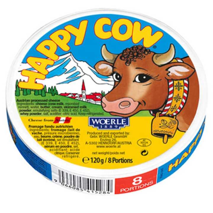 Happy Cow - Pepper Austrian Processed Cheese ( 8 Portions )