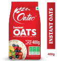 Oateo Instant Oats – 400g– 100% Wholegrain– Healthy Breakfast – Cooks in 3 Minutes. 