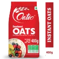 Oateo Instant Oats – 400g– 100% Wholegrain– Healthy Breakfast – Cooks in 3 Minutes. 