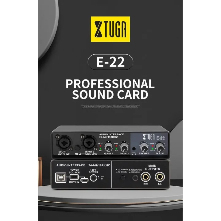 XTUGA%20E22%20Professional%202%20Combo%20Channel%20Recording%20Audio%20Interface%20Sound%20Card%20with%20Monitoring%20Like%20Focusrite%20Scarlett%202i2%20-%20Image%2010