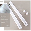 2set Cabinet Drawer Plastic Slide Drawer Runner Cabinet Storage Box Slide Telescopic Track Cupboard Locker. 