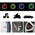 2 PCS Bicycle Valve Light Dust Cup Lights Bike Car Rim Lights Cycle Tyre Light With Batteries Bicycle Accessories Cycle Parts Equipment. 