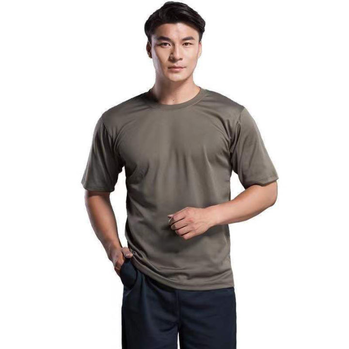 Jihua%20Genuine%20Physical%20Training%20Clothes%20Suit%20Men's%20Summer%20Quick-DryingTT-shirt%20Fitness%20Short%20Sleeve%20Physical%20Shorts%20Large%20Size%20-%20Image%207