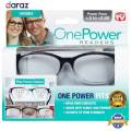 One Power Readers Auto Focus Reading Glasses, Clear Focus Auto Adjusting Optic for Women and Men, Read Small Print. 
