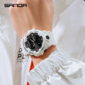 【Miga Plaza】 Men Watch Dual Display LED Digital Watch Luxury Military Quartz Watches 3130-8. 