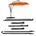 Wind Protection for Cantilever Parasols Adjustable Wind Lock for Cantilever Parasols Fixed Strap for Parasol with Hooks. 