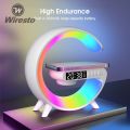 G63 Smart Wireless Fast Charging Bluetooth Sound Speaker with 256 Light Modes /App Control /Alarm / Call Answering Smart Sound Machine. 