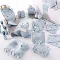 Newborn Baby Clothes Cotton Premium Gift Set 0-12 Months New Born Clothing Family Gifts 22pcs. 