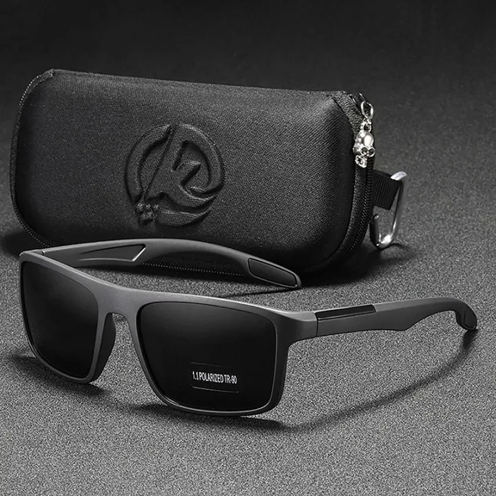 Outdoor Polarized Sunglasses Unisex Black Frame Men Women UV400 Driving Travel Sun Glasses Male Ultralight Anti-glare  Sunlight Mall