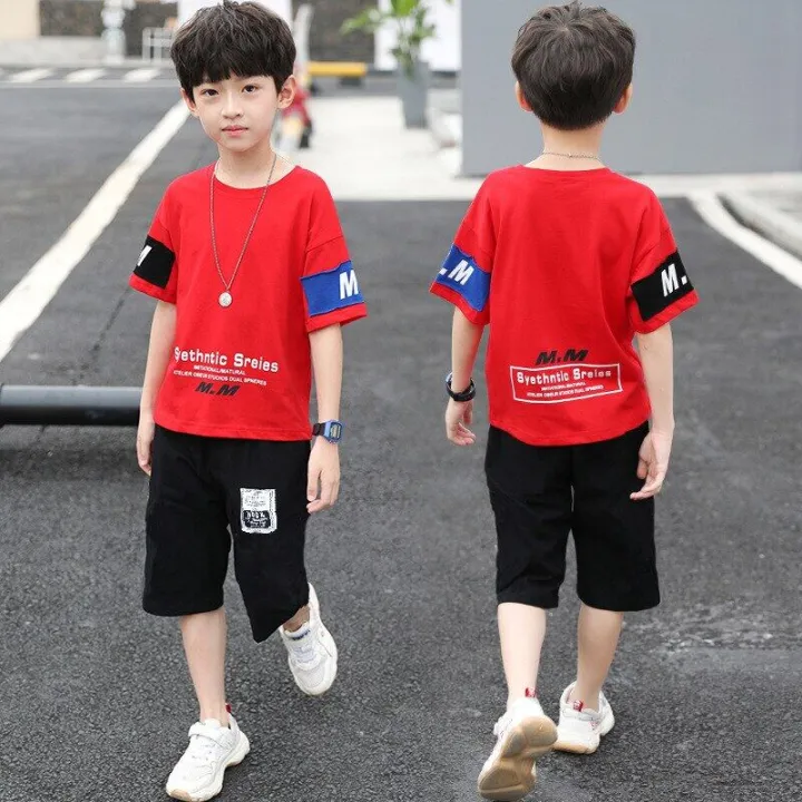 New%20Summer%20Boys%20Clothing%20Sets%20Children%20T-shirt%20Short%20Sleeve%20+Pants%20Set%20Two%20Pieces%20Set%20Kids%20Baby%20Boys%20Clothes%206%208%2010%2011%2012%20Years%20-%20Image%202