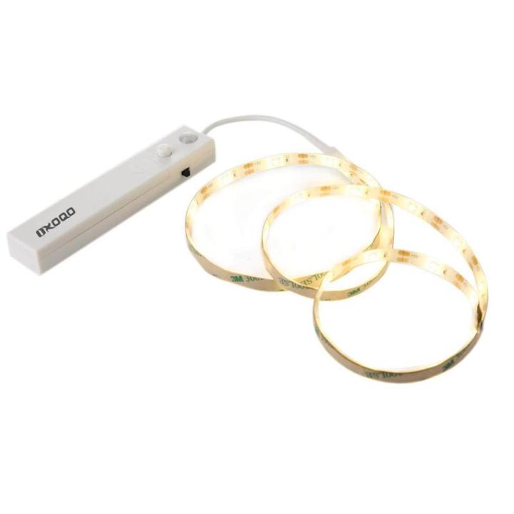 Led Strip Aaa Flexible 3.28FT LED Strip Light OXOQO 4 AAA Batteries Operated Motion ...