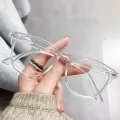 Daily Use and Bike Rinding Lite Round Square Design Nurd for Girls and Boys Protection Clear Lens Eye Wear NOT blue light filter its Men and Women Clear Glasses in Daraz Flyer 2. 