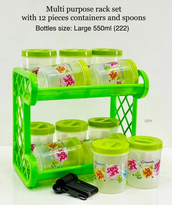 Kitchen%20Storage%20550ml%2012%20pcs%20Bottle%20and%20Rack%20-%20Image%204