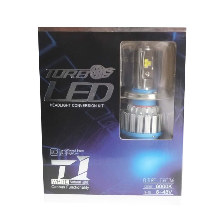 Turbo%20LED%20Tripple%20Chip%20High%20Quality%20LED%20H4%20Light%20pair%20-%20Image%203