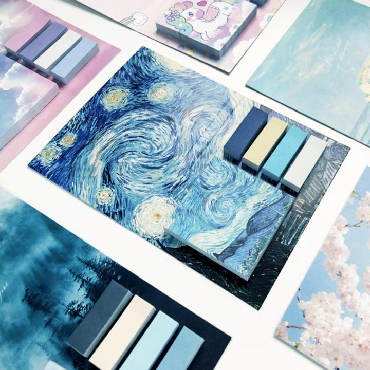 Sweet Journal 325PCS Forest Sea Series Sticky Memo Pad Sticky Notes Set Album Diary Journal Craft Decorative DIY Scrapbooking