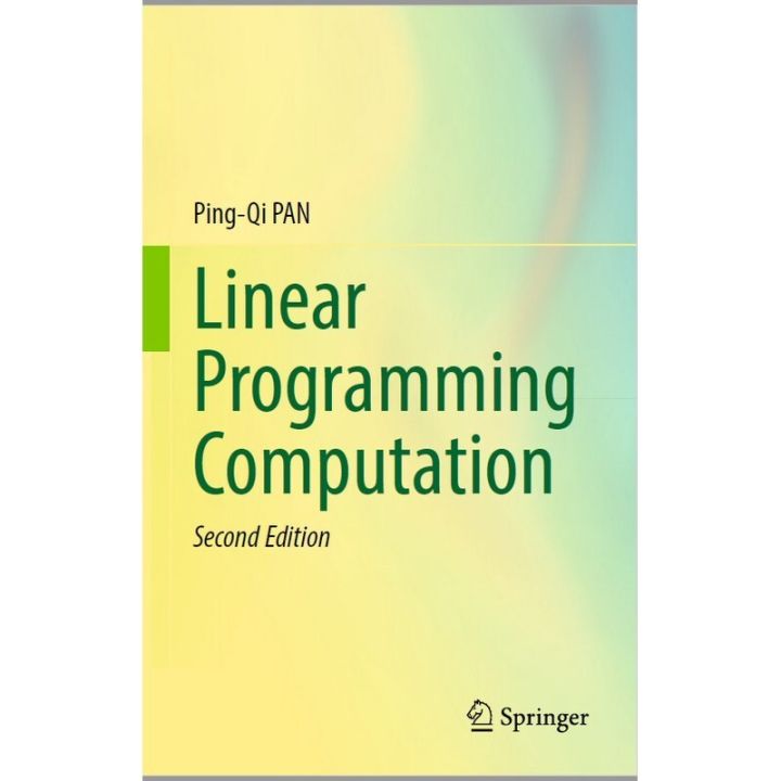 Linear Programming Computation 2nd | Daraz.lk