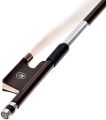 Horse Hair Violin Bow, EB02 Arbor Violin Bow Straight Exquisite for Performance 4/4 Full Size Violin Bow Stick Carbon Fiber Violin Stunning Bow string instrument accessories. 