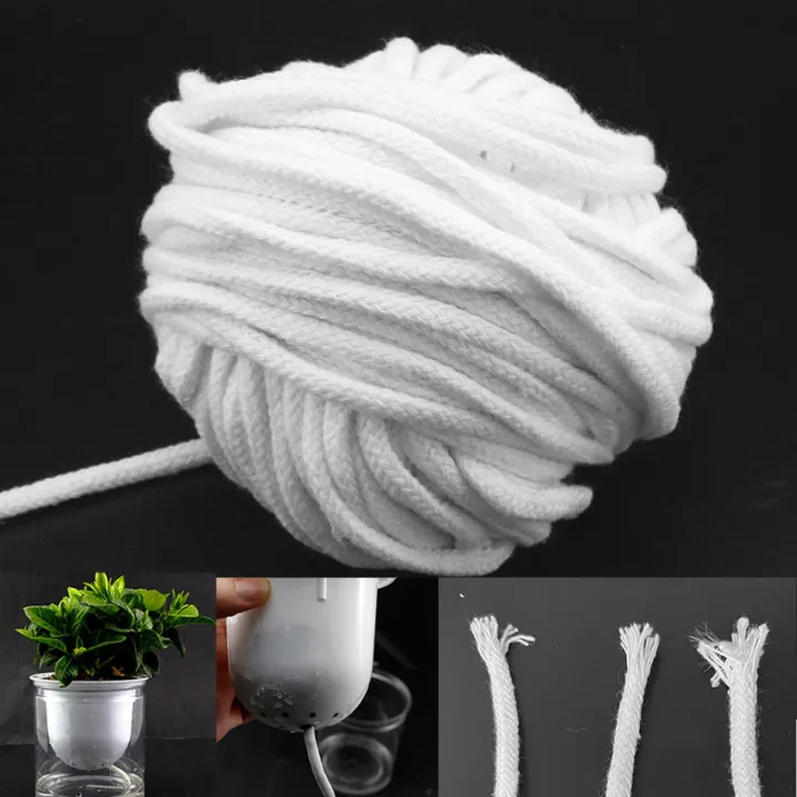 【ZOSR】Self Watering Cotton Wick Rope Garden Drip Irrigation System Cord Potted Plant Flower Pot Automatic Slow Release B16PH