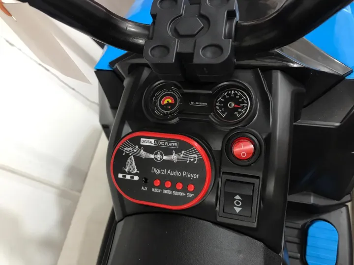 HONEY%20JOY%20Kids%20Electric%204-Wheeler%20ATV%20Quad,%20Powerful%20Rear%20Wheel,%20Motorized%20Off-Road%20Vehicle%20w/Real%20Engine%20Sound,%202%20Speeds,%206V%20Battery%20Powered%20Ride%20on%20Toy%20Car%20for%20Girl%20&%20Boy%20INeedz%20MT1050%20-%20Image%205