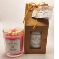 Luxury Scented Desi Candle in Glass Jar – Long Lasting Aromatherapy Wax Candle for Home and Gift Use. 