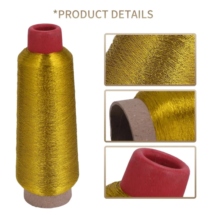 Computer%20-%203000M%20Sewing%20Thread%20Metallic%20Woven%20Line%20Golden%20-%20Image%205