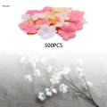 Artificial Craft Flowers, Artificial Flowers, Cherry Blossoms Faux Flower Heads for Crafts, Cherry Blossom Petals, for Wreath DIY Background. 