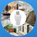 Motion Sensor Light Socket,PIR Motion, E27 Screw Bulb Adapter, Auto On Off, Night Light Control, Garage Light for Basement. 