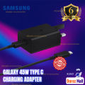 Samsung Galaxy Official 45W Super Fast Charger 2.0 (with USB-C to C Data Cable). 