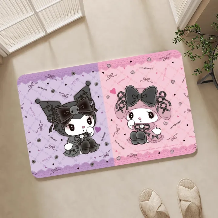 MINISO%20Sanrio%20Kuromi%20Floor%20Mat%20Floor%20Mat%20Bedroom%20Decoration%20Balcony%20Anti-Slip%20Doormat%20Living%20Room%20Rug%20-%20Image%205