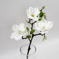 Real Touch Big White Magnolia Artificial Flowers Wedding Decoration Party Home Decor Flores Artificiales. 