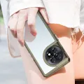 lthmy for OnePlus 11R/ OnePlus Ace 2 case Transparent Hard Back with Shockproof Enhanced Side Protective Bumper Phone Cover. 